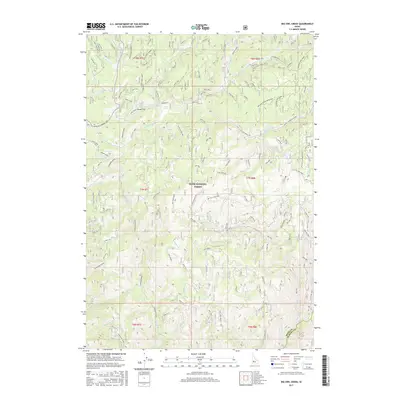 2017 Map of Big Owl Creek, 2017 Print