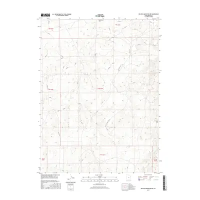 2017 Map of Big Pack Mountain NE, 2017 Print