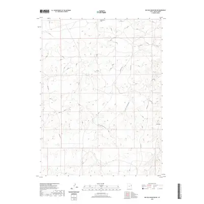 2020 Map of Big Pack Mountain NE, 2020 Print