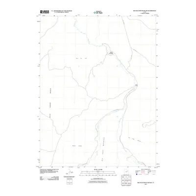 2011 Map of Big Pack Mountain NW, 2011 Print