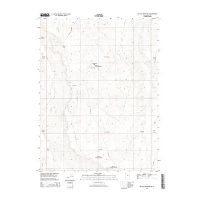 2014 Map of Big Pack Mountain SE, 2014 Print