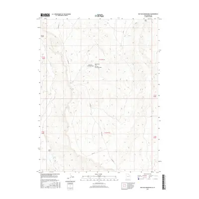 2017 Map of Big Pack Mountain SE, 2017 Print
