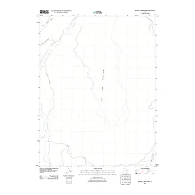 2011 Map of Big Pack Mountain, 2011 Print