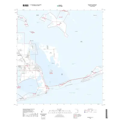 2021 Map of Big Pine Key, 2021 Print