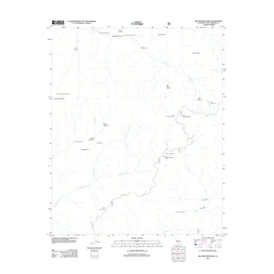 2012 Map of Big Pine Mountain, 2012 Print