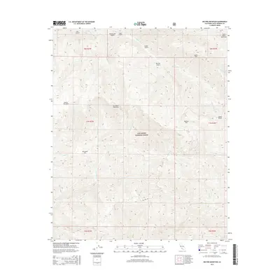 2015 Map of Big Pine Mountain, 2015 Print