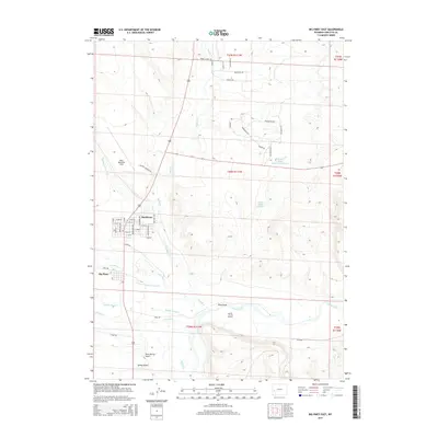 2015 Map of Big Piney East, 2015 Print
