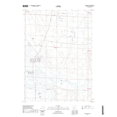 2017 Map of Big Piney East, 2017 Print