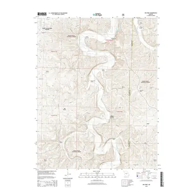 2015 Map of Big Piney, 2015 Print