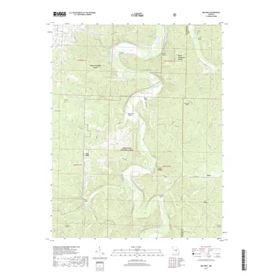 2017 Map of Big Piney, 2017 Print