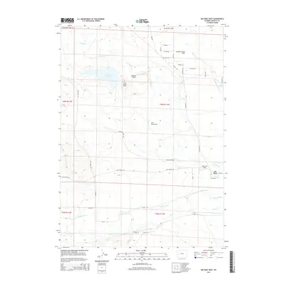 2015 Map of Big Piney West, 2015 Print