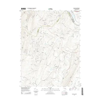 2014 Map of Big Pool, 2014 Print