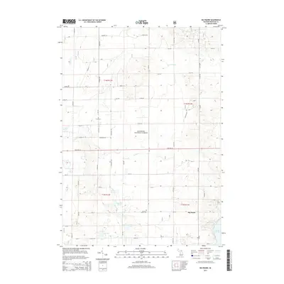 2014 Map of Big Prairie, 2014 Print