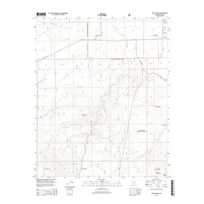 2014 Map of Big Pug Tank, 2014 Print