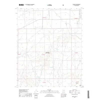 2018 Map of Big Pug Tank, 2018 Print