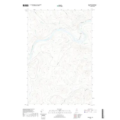 2018 Map of Big Rapids, 2018 Print