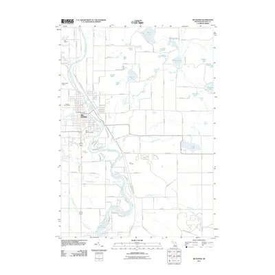 2011 Map of Big Rapids, 2011 Print