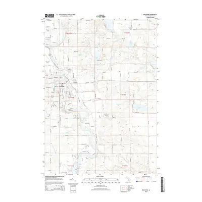 2014 Map of Big Rapids, 2014 Print