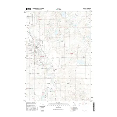 2017 Map of Big Rapids, 2017 Print