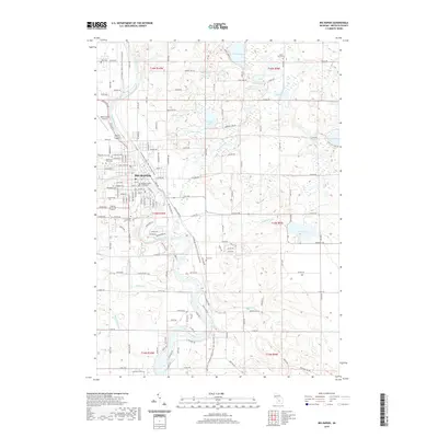 2019 Map of Big Rapids, 2019 Print