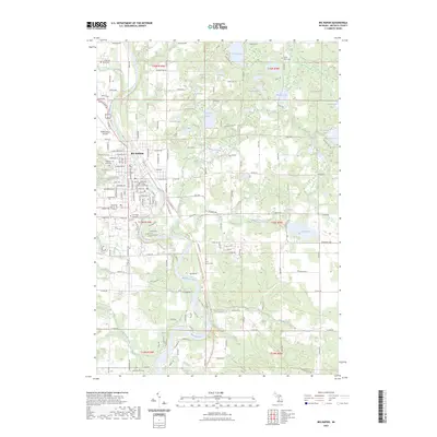 2023 Map of Big Rapids, 2023 Print