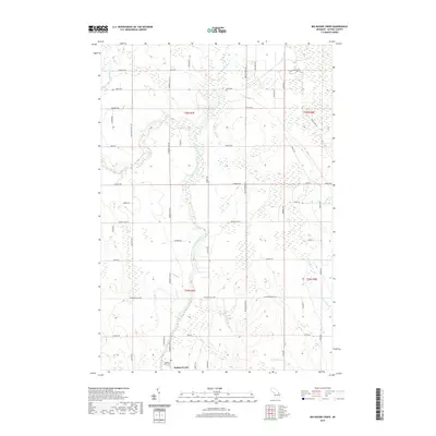 2019 Map of Big Ravine Creek, 2019 Print
