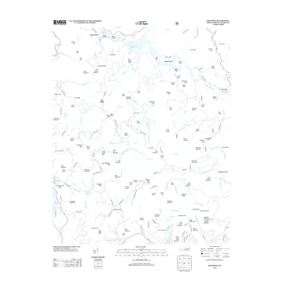 2013 Map of Big Ridge, 2013 Print