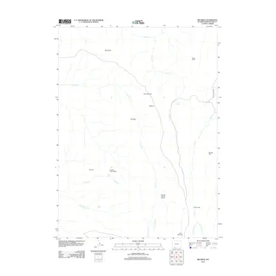2012 Map of Big Ridge, 2012 Print