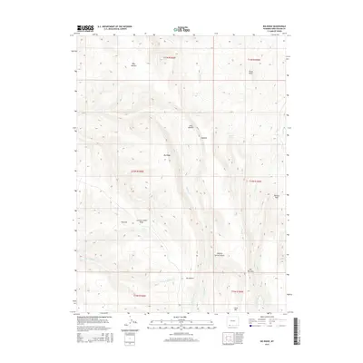 2015 Map of Big Ridge, 2015 Print