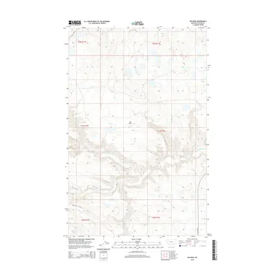 2014 Map of Big Rock, 2014 Print