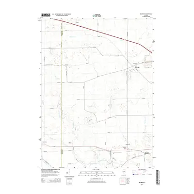 2015 Map of Big Rock, 2015 Print