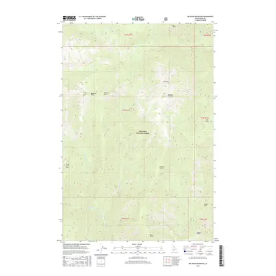 2017 Map of Big Rock Mountain, 2017 Print