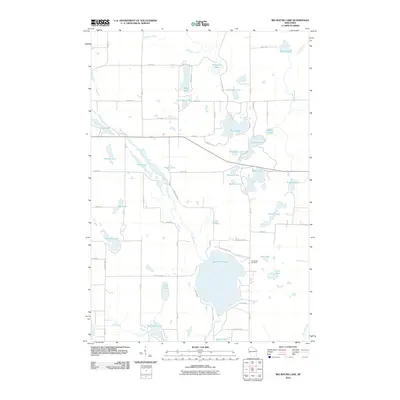2010 Map of Big Round Lake, 2010 Print