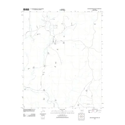 2012 Map of Big Round Mountain, 2012 Print