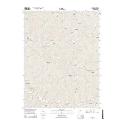 2014 Map of Big Run, 2014 Print