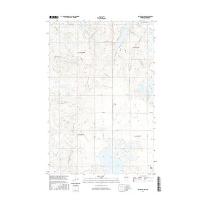 2016 Map of Big Rush Lake, 2016 Print