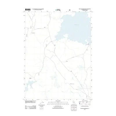 2012 Map of Big Sage Reservoir, 2012 Print