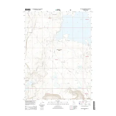 2015 Map of Big Sage Reservoir, 2015 Print