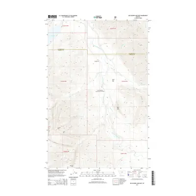 2014 Map of Big Salmon Lake East, 2014 Print