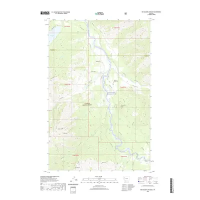 2020 Map of Big Salmon Lake East, 2020 Print