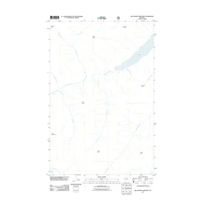 2011 Map of Big Salmon Lake West, 2011 Print