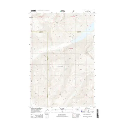 2014 Map of Big Salmon Lake West, 2014 Print