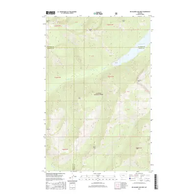 2017 Map of Big Salmon Lake West, 2017 Print