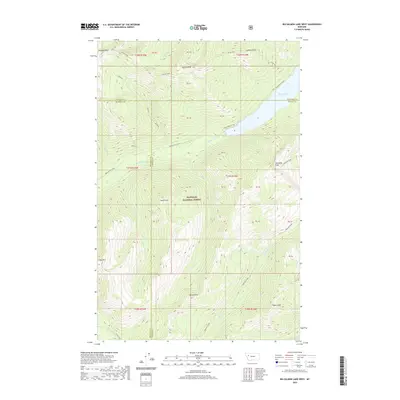 2020 Map of Big Salmon Lake West, 2020 Print
