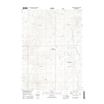 2015 Map of Big Sandy Opening, 2015 Print