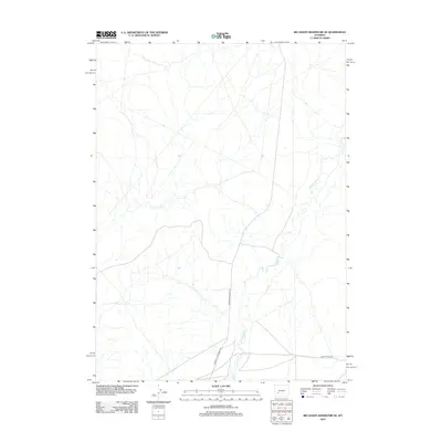 2012 Map of Big Sandy Reservoir SE, 2012 Print