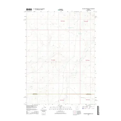2015 Map of Big Sandy Reservoir SE, 2015 Print