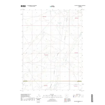 2017 Map of Big Sandy Reservoir SE, 2017 Print