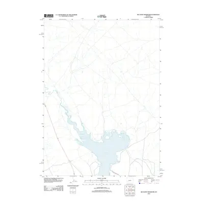 2012 Map of Big Sandy Reservoir, 2012 Print