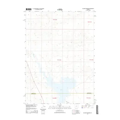 2015 Map of Big Sandy Reservoir, 2015 Print